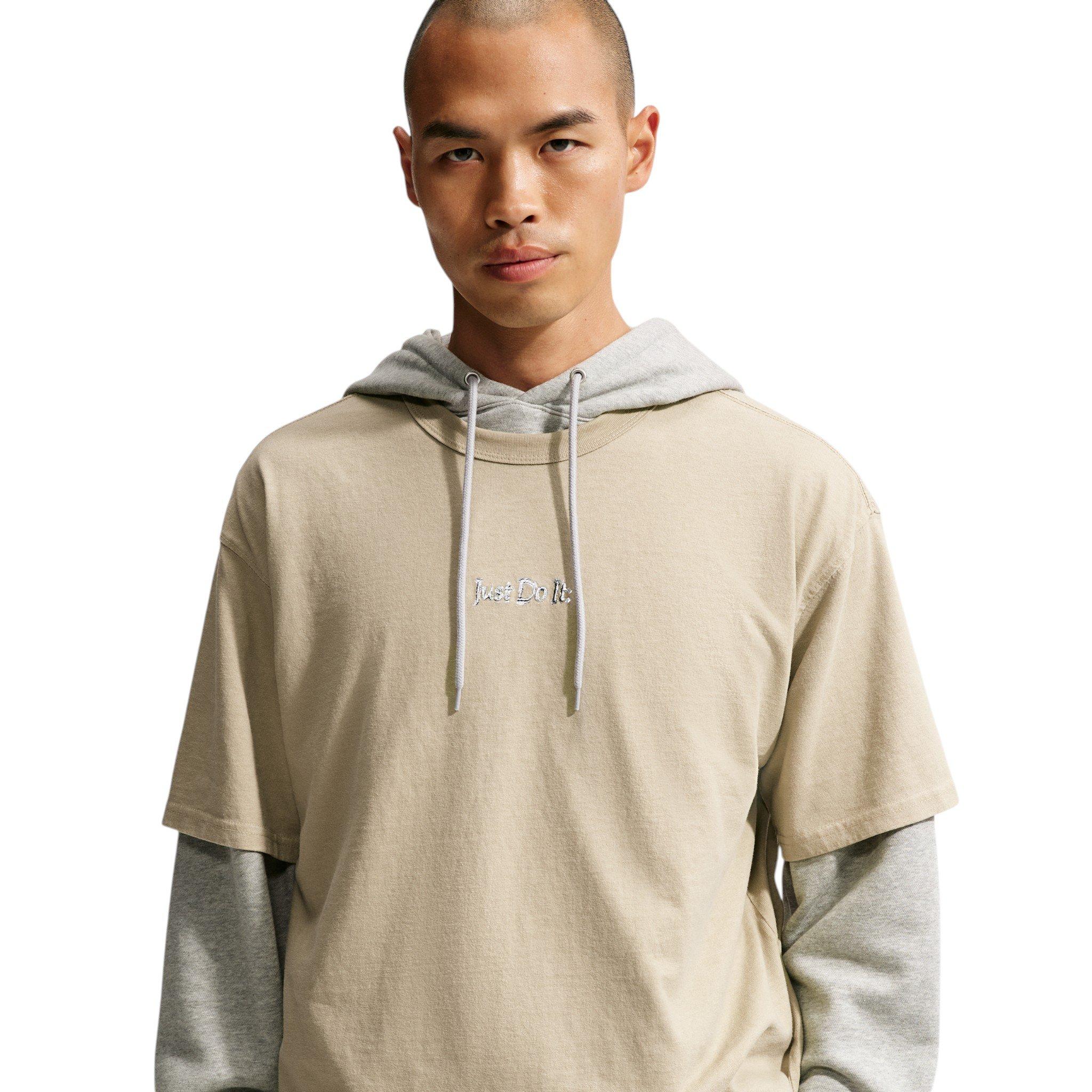 Nike Men's Sportswear Just Do It T-Shirt - BROWN